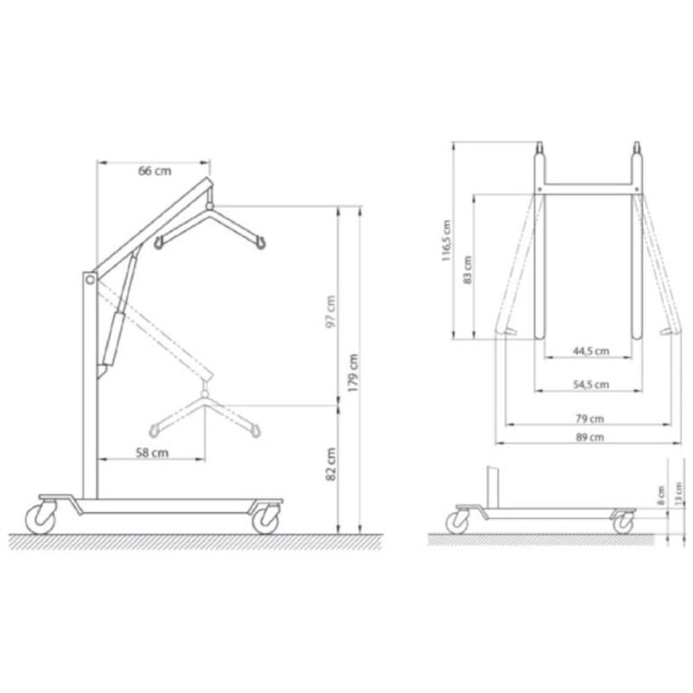 Γερανός ανύψωσης Mobiak MBC ATLAS II 0804935 (150 kg) - Image 2