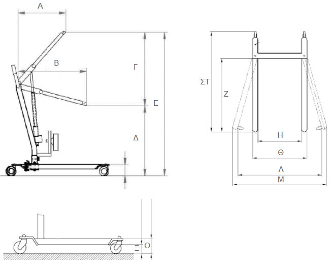 Ηλεκτρικός Γερανός ανύψωσης ΜΒΚ STAND UP (έως 200 kg) – 0804937 - Image 2