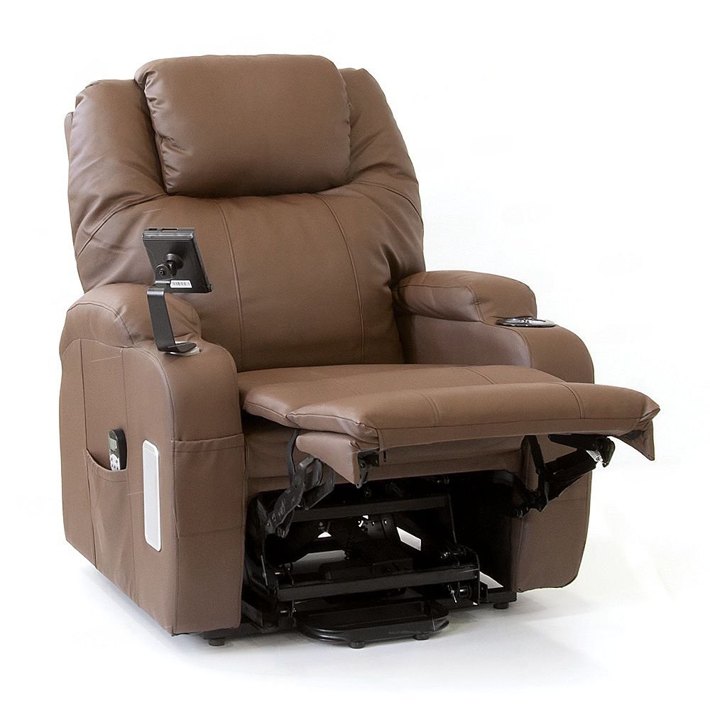 Πολυθρόνα Relax με Ανάκλιση HORIZON 09-2-188 PU BROWN - Image 3