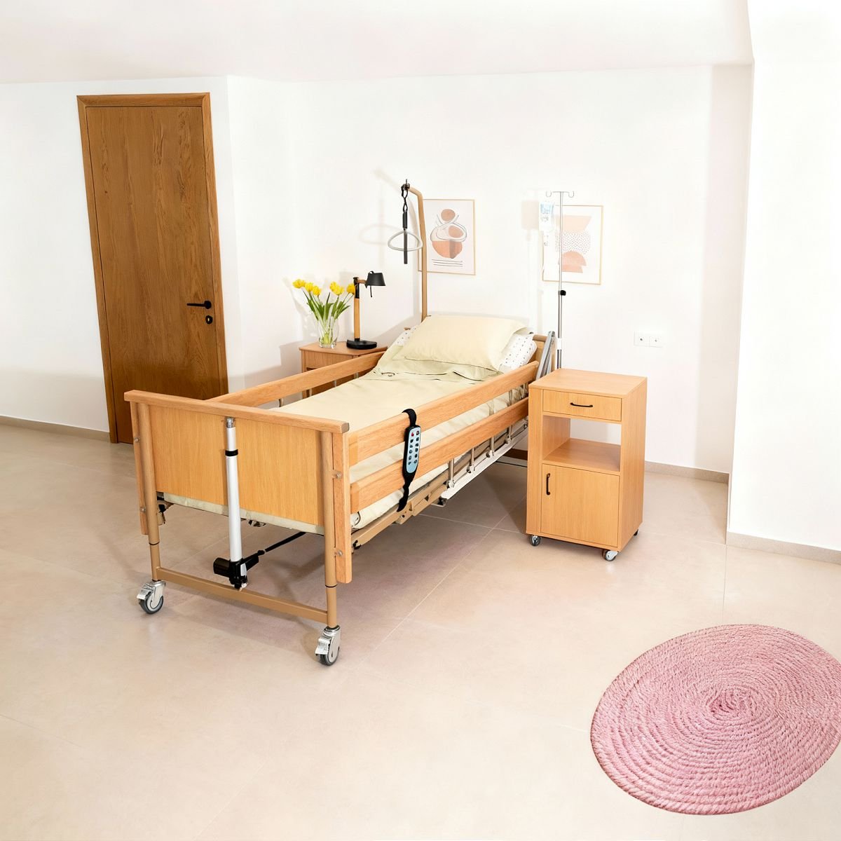 Ξύλινο Κομοδίνο με Τραπεζάκι «LUXURY» 0811248 - Image 11